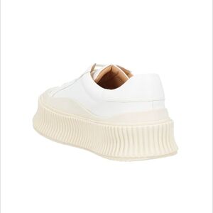 JIL SANDER Ivory Platform Sneakers Size 39(9)